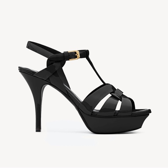 TRIBUTE PLATFORM SANDALS IN PATENT LEATHER
BLACK - Picture 5 of 6